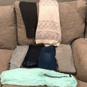 Girl’s 7 Piece Pants Dress Bundle Sz 10